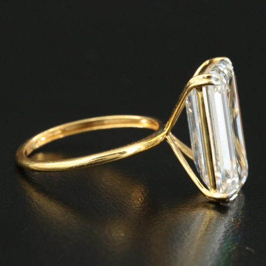 10.00 CT Lab Grown Diamond Solitaire Ring with igi certification direct from wholesaler